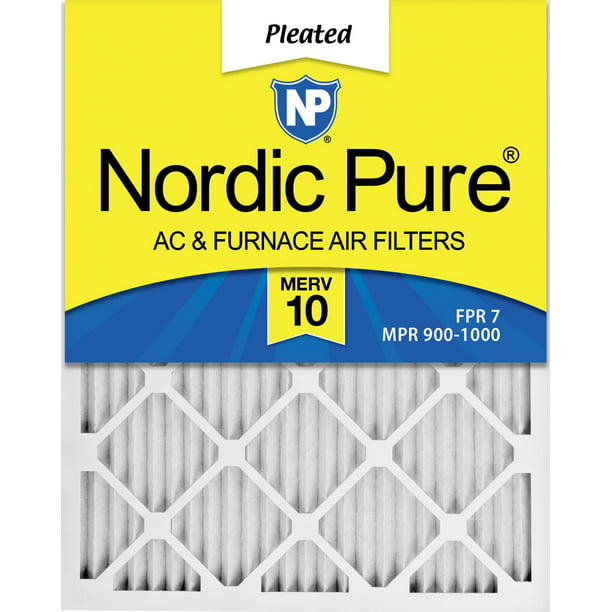 Nordic Pure 12x30x1 MERV 10 Pleated AC Furnace Air Filters 4 Pack 